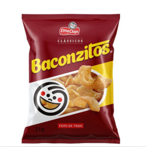 Salgadinho De Milho Baconzitos Pequeno 31g, 34g