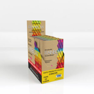 Caixa de Tabaco Rainbow Golden Brown Com 6un