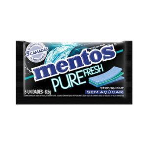 Chiclete Mentos Pure Fresh - Strong Mint