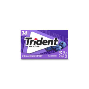 Chiclete Trident 26g 14 Unidades - Blueberry