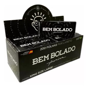 Caixa de Seda Bem Bolado Premium 200 King Size Large 40 UN