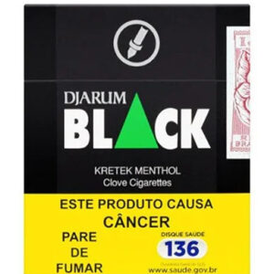Cigarro Djarum Black Jade Menthol