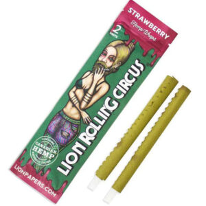 Seda Blunt Lion Rolling Circus Hemp Wrap - Strawberry