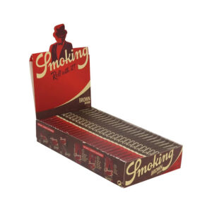 Caixa de Seda Smoking Brown Medium com 25 Livretos