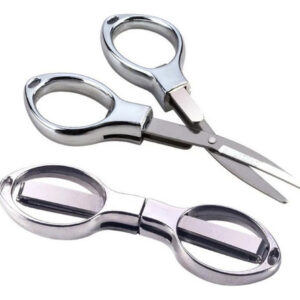 Tesoura Dobrável de Metal - Prata