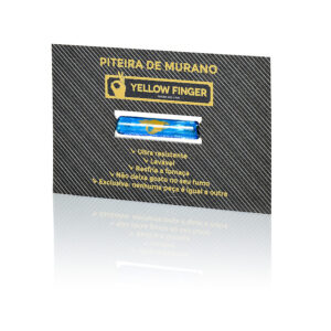 Piteira de Murano Yellow Finger