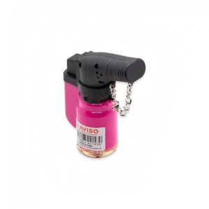 Isqueiro Maçarico FireStar Double Solido Jet Curvo - Rosa