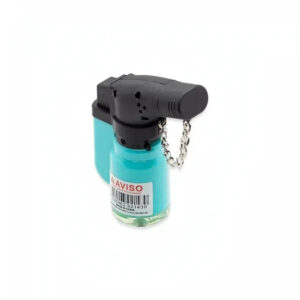 Isqueiro Maçarico FireStar Double Solido Jet Curvo - Verde Agua