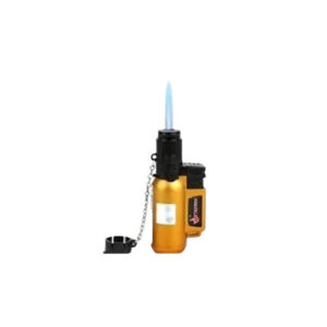 Isqueiro Maçarico Mini WF Reto Metálico - Laranja