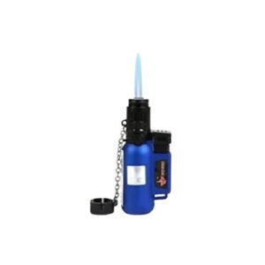 Isqueiro Maçarico Mini WF Reto Metálico - Azul