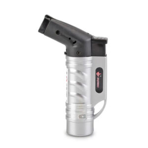 Isqueiro Maçarico Médio WF Pistola - Prata