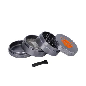 Dichavador De Metal Bem Bolado 4 Parte 5cm - Amarelo