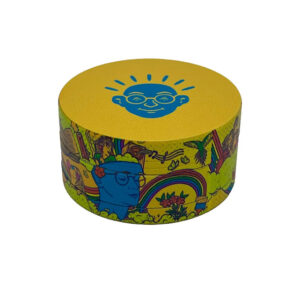 Dichavador De Metal Bem Bolado 3 Parte 5cm - Amarelo