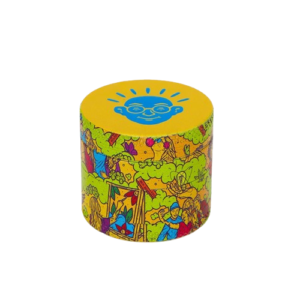 Dichavador De Metal Bem Bolado 4 Parte 4cm - Amarelo