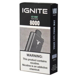Pod Descartável Ignite V80 com 8000 Puffs - Icy Mint