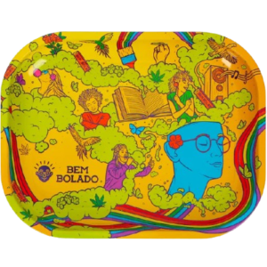 Bandeja De Metal Bem Bolado 18x14cm - Mente