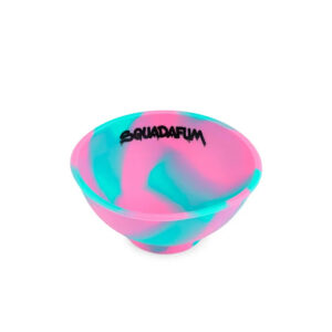 Cuia de Silicone Squadafum - Rosa e Verde Agua