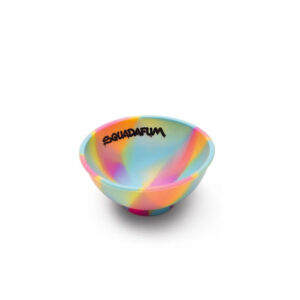 Cuia de Silicone Squadafum - Rosa, Amarelo e Azul