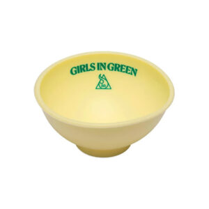 Cuia de Silicone Squadafum Girls In Green - Amarelo Claro