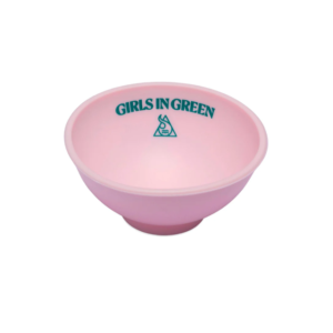 Cuia de Silicone Squadafum Girls In Green - Rosa Claro