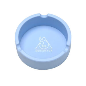 Cinzeiro de Silicone Squadafum Redondo Pequeno - Azul Claro