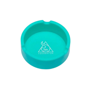 Cinzeiro de Silicone Squadafum Redondo Pequeno - Verde Agua