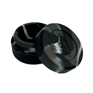 Container de Silicone Squadafum Médio - Cinza, Preto e Branco