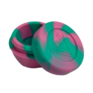 Container de Silicone Squadafum Médio - Rosa e Verde Agua