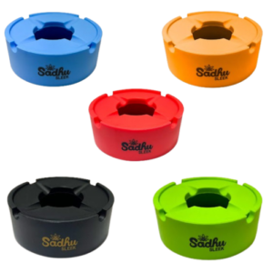 Cinzeiro de Silicone Pequeno Com Tampa Sadhu