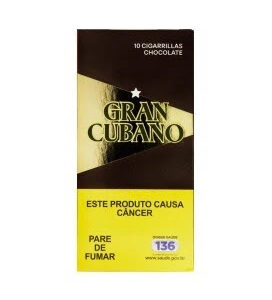 Cigarrilha Com Piteira Gran Cubano Chocolate