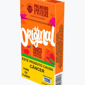 Palheiro Original Bem Bolado Com Piteira Tradicional com 20un