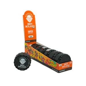 Caixa de Dichavador De Policarbonato Bem Bolado Pequeno 4cm Com 07 unidades - Preto