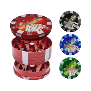 Dichavador de Metal Poker Grande