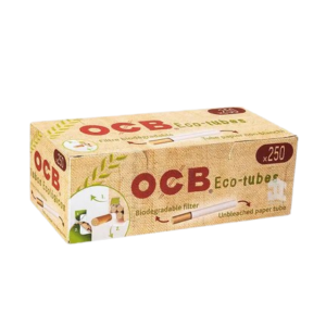 Caixa Tubo Para Cigarro Ocb Ecologico 250 Unidades