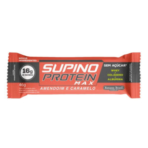 Barra de Proteínas Supino Max 46g - Amendoim e Caramelo