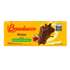 Wafer Bauducco 140g - Chocolate com Avelã