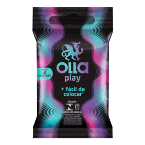 Preservativo Olla Médio Com 3 Unidades - Play