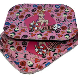 Bandeja De Metal Bros Com Tampa Magnética Pequena