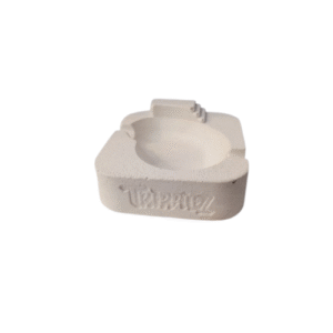 Cinzeiro Artesanal Trippiez Skate Lane Simples Marmorizado - Branco