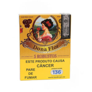 Caixa Charuto Dona Flor Connecticut Robusto Com 5 Unidade