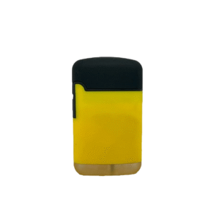 Isqueiro Maçarico Zengaz Mega Jet ZL-3B - Tampa preta e Corpo Amarelo