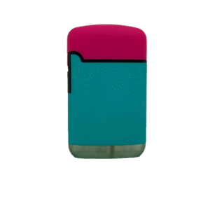 Isqueiro Maçarico Zengaz Mega Jet ZL-3B - Tampa Rosa e Corpo Azul