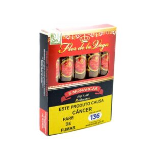 Caixa de Charuto Flor de Las Vega 5 Monarcas Robusto