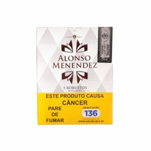 Caixa de Charuto Alonso Menendez Mata Fina Robusto 5 Unidade