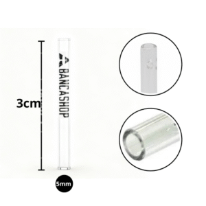 Piteira de Vidro A Banca Shop 5mm Bocal Slim - 3cm