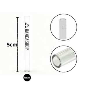 Piteira de Vidro A Banca Shop 7mm Bocal Slim - 5cm