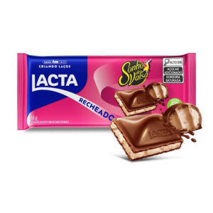 Barra de Chocolate Lacta 80g - Sonho de Valsa Recheado