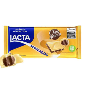 Barra de Chocolate Lacta 80g - Ouro Branco Recheado