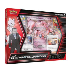 Box Pokémon Coleção EX Equipe Rocket - Mewtwo