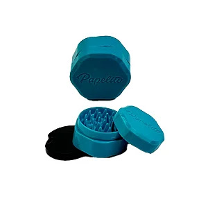 Dichavador Papelito de Policarbonato Solido 3 Partes - Azul